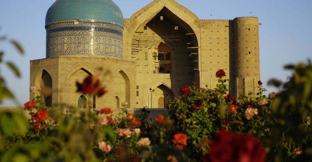 Mausoleum of Khoja Ahmed Yasawi, Turkistan, Turkistan Region, Kazakhstan